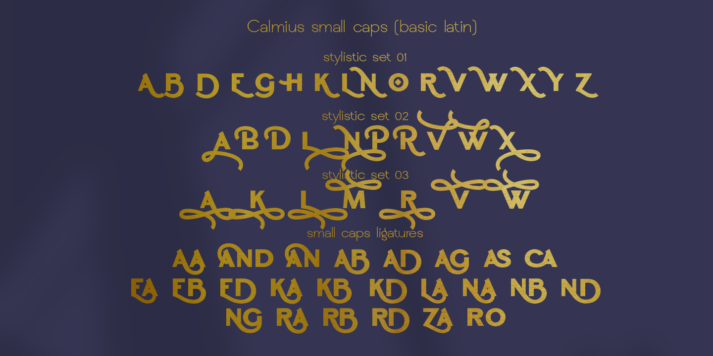 Calmius Sans Oppo Light Font preview